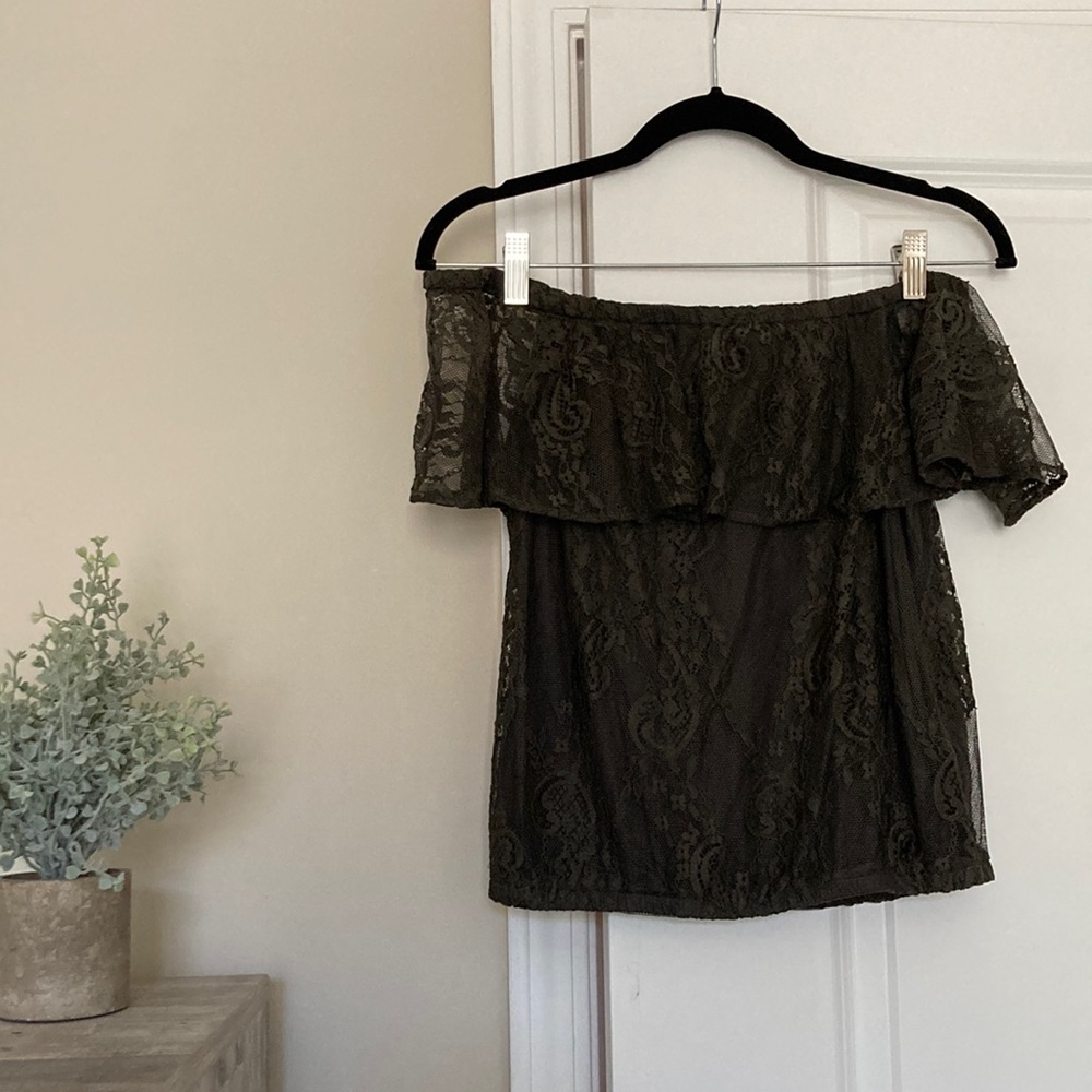 Lace Off the Shoulder Top